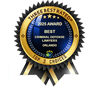 Three Best Rated | 2025 Award | Best Criminal Defense Lawyers Orlando | Top 3 Choices